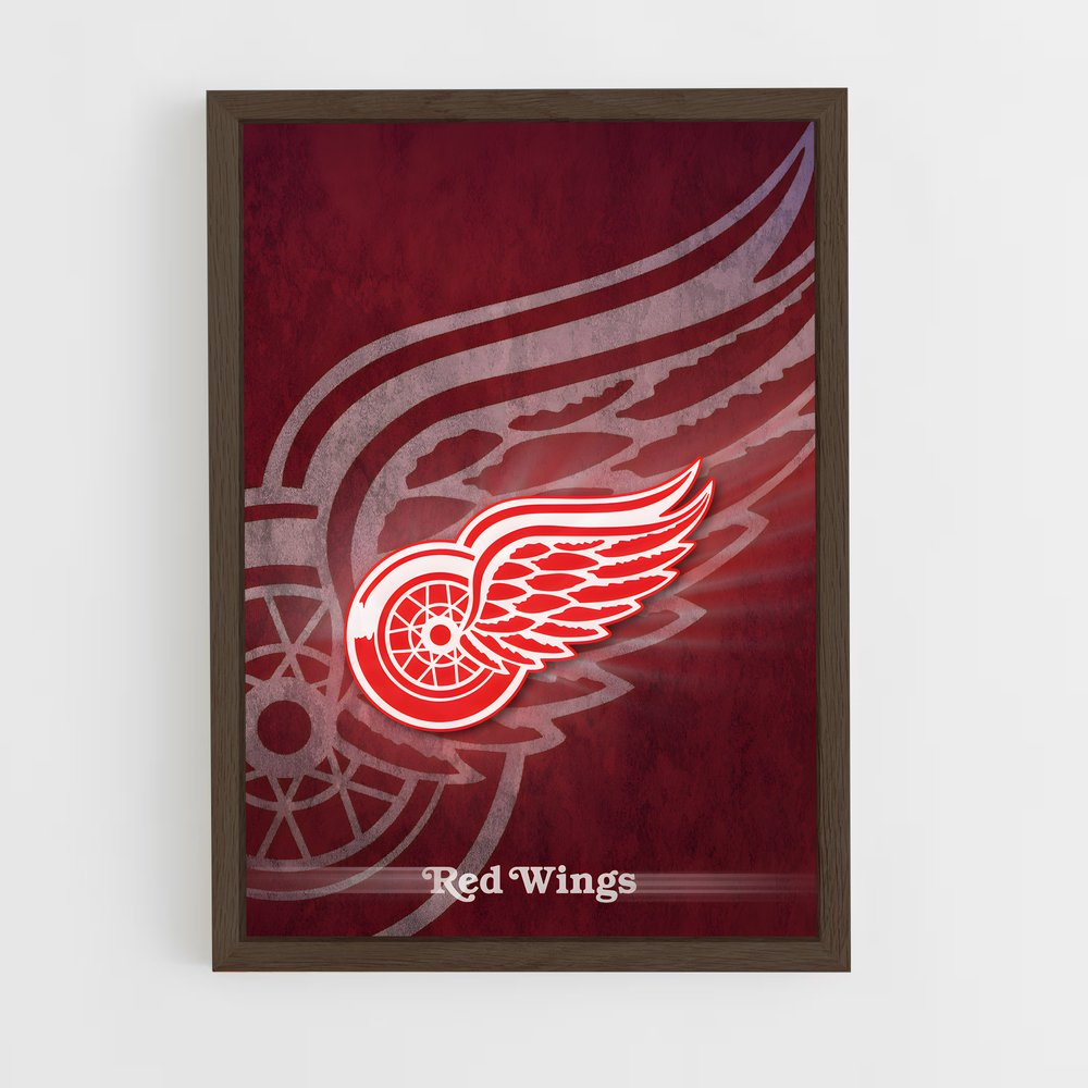 Poster Detroit red – affiche Hockey sur glace (vue 5)